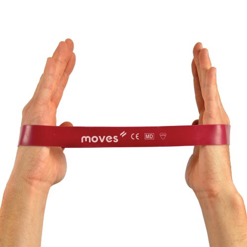 Moves Loop versterkende elastische lus | rood | 3,1–8,7 kg | 30 x 2,5 cm