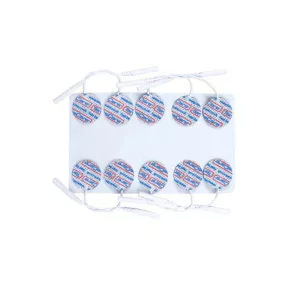 TensCare 2,5 cm ronde TENS-elektrode met pin, 10 stuks/pak