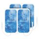 Cool Relief 5x10 cm TENS-elektrode, pin-aansluiting, 4 stuks/verpakking