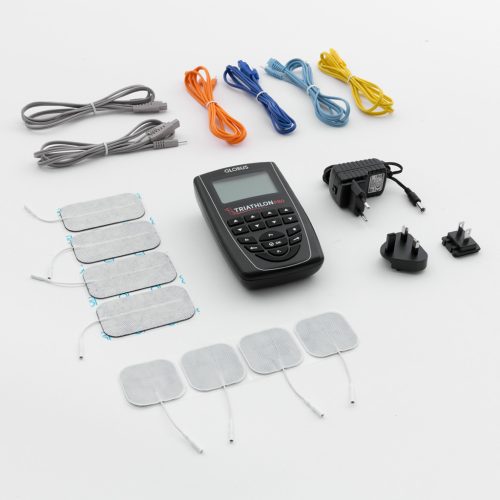 Triathlon Pro TENS/EMS/MCR-apparaat, 4-kanaals