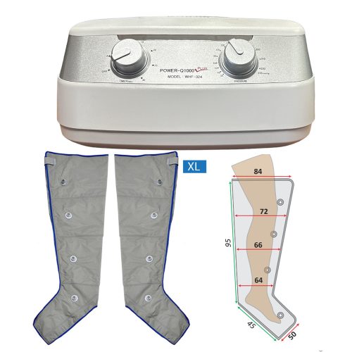 Power Q-1000 Plus voet-lymfoedeem behandelingsset maat XL