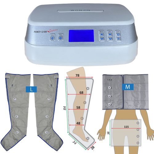 Power Q-1000 Premium set - L paar beenmanchetten en M taillemanchet