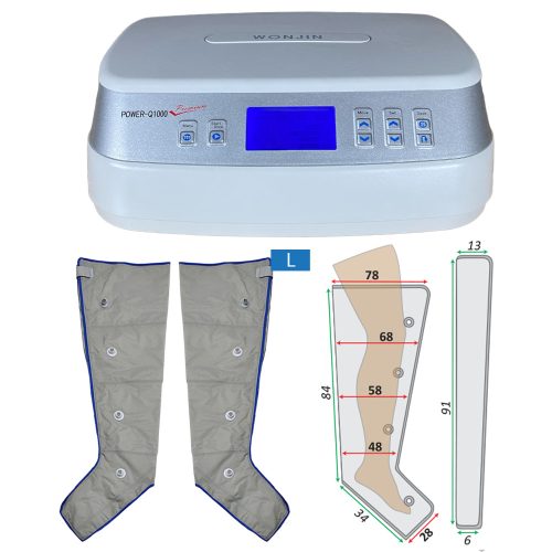 Power Q-1000 Premium been lymfoedeem behandelset maat L