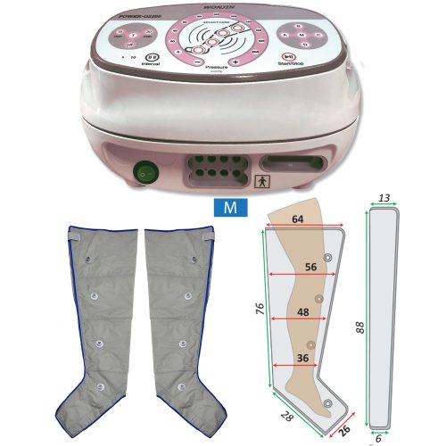 Power Q-2200 behandelingsset voor beenlymfoedeem, maat M