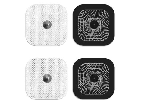 UltraStim 5x5 cm TENS-elektrode met snap-aansluiting, 4 st./set