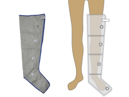 Beensmanchet maat L, 4-luchtkamers, voor Power Q-1000