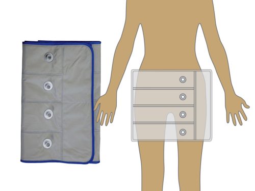 Taillemanchet maat L, 4 luchtkamers voor PQ-1000