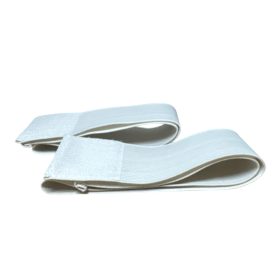 Elastische band 5 x 50 cm, 2 stuks, wit