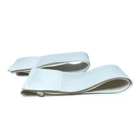 Elastische band 5 x 50 cm, 2 stuks, wit