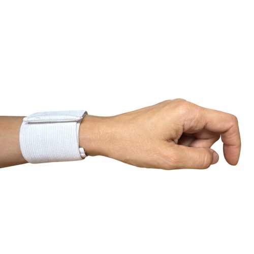 Elastische band 5 x 50 cm, 2 stuks, wit